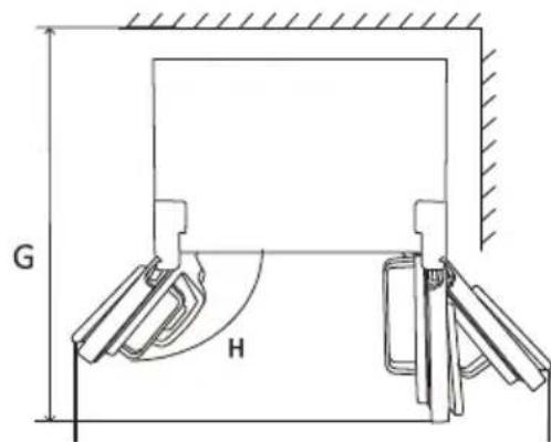 DANBY DFF212B1SLDB - REQUISITOS DE ESPACIO: - 2
