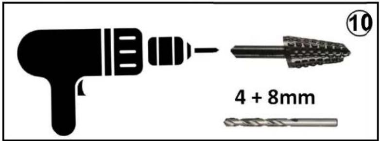ALPINE SPC-106CRA2-2 - Required tools / benötigte Werkzeuge / Outil requis - 8