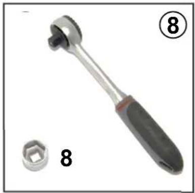 ALPINE SPC-106CRA2-2 - Required tools / benötigte Werkzeuge / Outil requis - 6