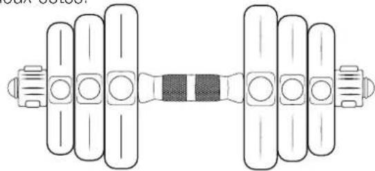 Sportstech AH150 - Répartition des poids - 1