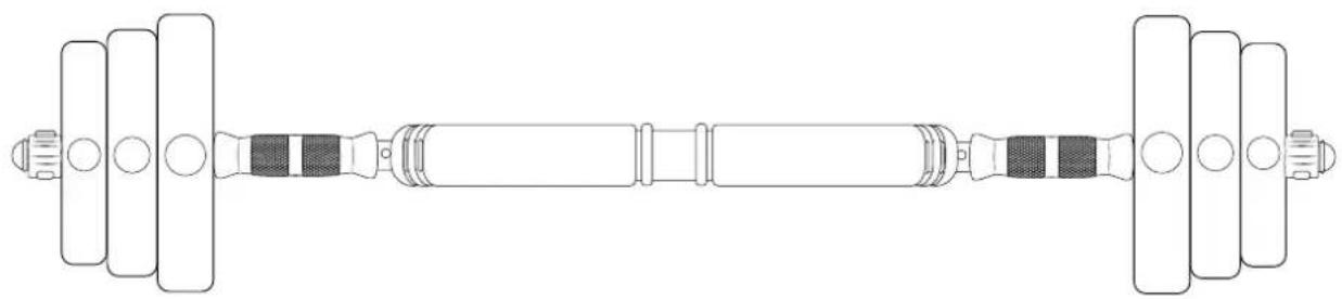 Sportstech AH150 - Barbell Mounting (optional) - 5