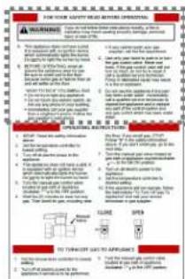 Rinnai CX199iN - AVERTISSEMENT - 1