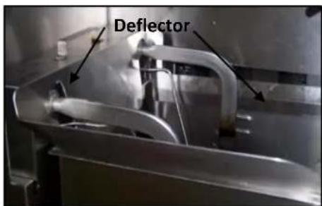 AutoFry MTI-5LV - Install the Oil Deflector. - 2