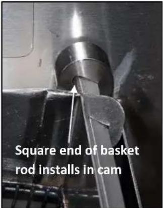 AutoFry MTI-5LV - Install the Teflon Cook Basket. - 2