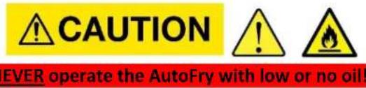AutoFry MTI-5LV - Add commercial grade frying oil. - 4