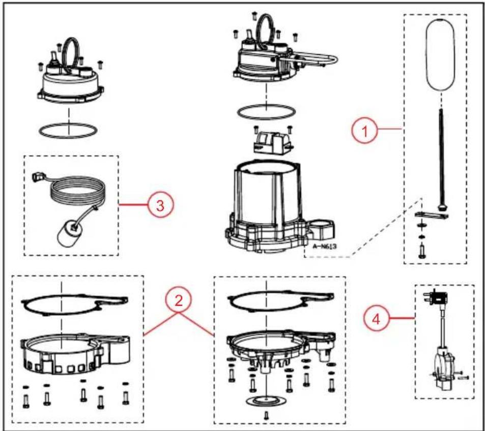 Little Giant 6EC-CIA-SFS - Replacement Parts - 1