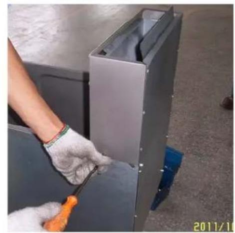WOLF WF400 - FLUE INSTALLATION: BEFORE USING FRYER INSTALL AND ASSEMBLE THE 10-5/8" FLUE TO THE FRYER.. - 8