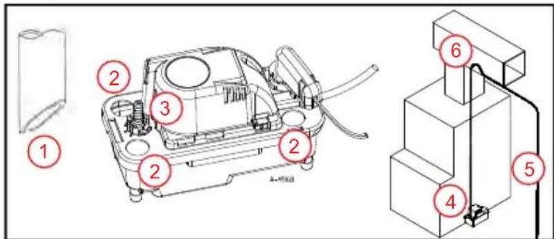 Little Giant VCMX-20ULS - Piping Connections - 1
