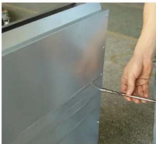 WOLF WF300 - FLUE INSTALLATION: BEFORE USING FRYER INSTALL AND ASSEMBLE THE 10-5/8” FLUE TO THE FRYER.. - 7