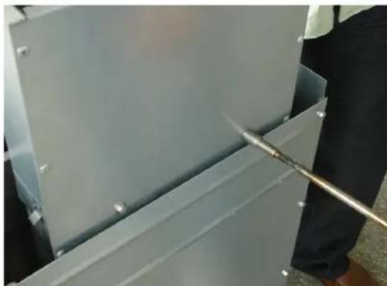 WOLF WF300 - FLUE INSTALLATION: BEFORE USING FRYER INSTALL AND ASSEMBLE THE 10-5/8” FLUE TO THE FRYER.. - 5