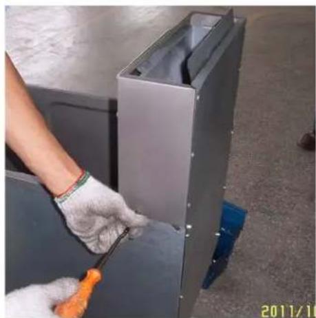 WOLF WF300 - FLUE INSTALLATION: BEFORE USING FRYER INSTALL AND ASSEMBLE THE 10-5/8” FLUE TO THE FRYER.. - 8