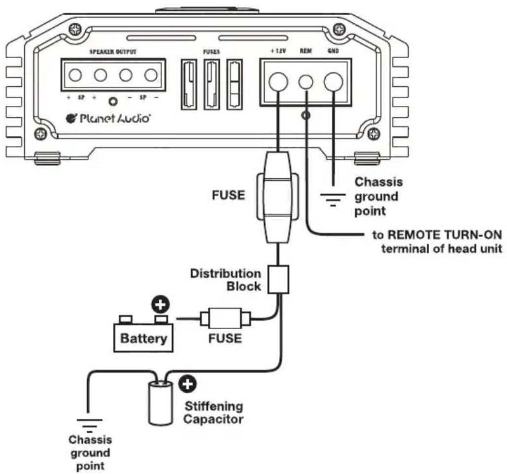 Planet Audio BBD4000 - With Stiffening Capacitor - 1