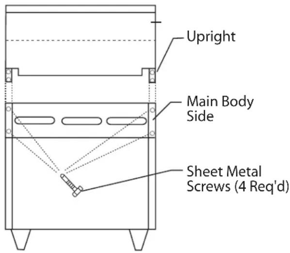 Sunfire X36-2G24R - Backguard With High Shelf, Salamander Or Cheesemelters Mounting Instructions - 1