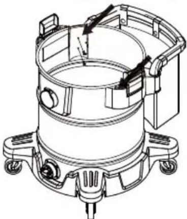 DEWALT DXV04A - ACCESSORY BAG HOLDER BRACKET ASSEMBLY - 1