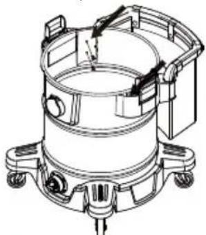 DEWALT DXV04A - MONTAJE DE LA RUEDA - 2