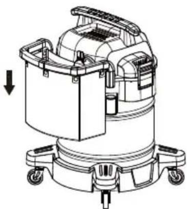 DEWALT DXV04A - ACCESSORY BAG HOLDER BRACKET ASSEMBLY - 2