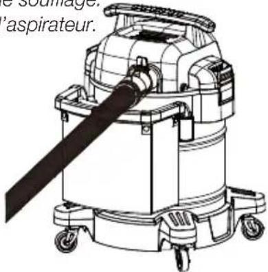 é soumage, 'aspirateur.