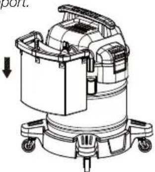 DEWALT DXV04A - ENSEMBLE DE SUPPORT / ACCESSOIRE ROULETTE - 3