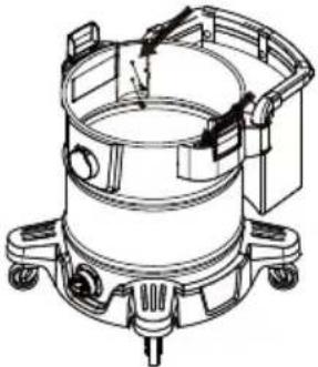 DEWALT DXV04A - ENSEMBLE DE SUPPORT / ACCESSOIRE ROULETTE - 2