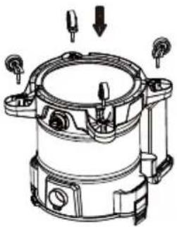 DEWALT DXV04A - ENSEMBLE DE SUPPORT / ACCESSOIRE ROULETTE - 1