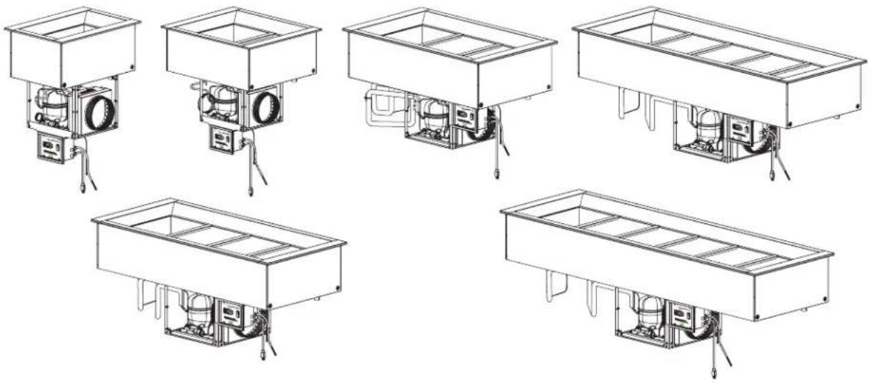 Hatco CWBP-3 - Refrigerated Drop-In Wells Cuves réfrigérées libre service - 1