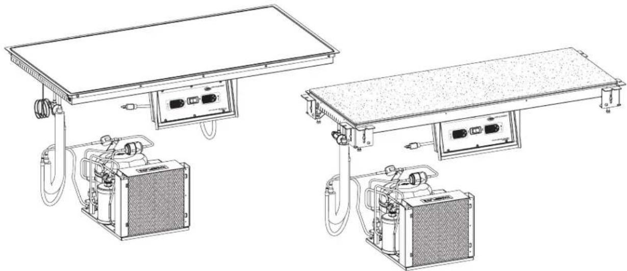 Hatco CWBP-1 - Built-In Hot/Cold Shelves Plaques chauffantes/réfrigérantes encastrables - 1