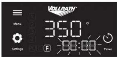 Vollrath HPI4-300003 - Set the Timer (Optional) - 2