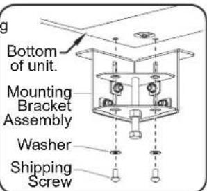 Hatco CSUP-24 - Installing an Under Mounted Unit (CSUP Models) - 1