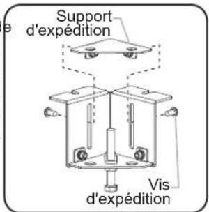 Support d'expédition Vis d'expédition