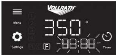 Vollrath HPI4-260004 - Fijar el temporizador (opcional) - 2