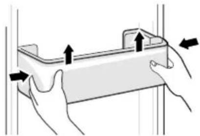 TEKA RBF 73355 FI - nettoyage du plateau de porte - 1