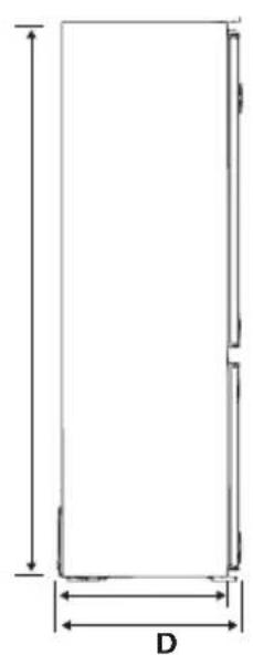 TEKA RBF 78385 FI - Diagrama del espacio necesario - 2