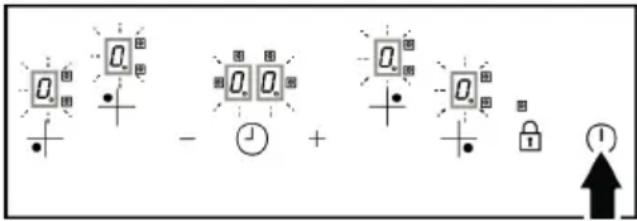 BEKO BBSM12300XD - Allumer la plaque de cuisson - 1