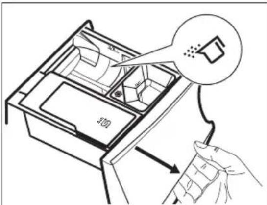 AEG L97FSR14L6U - Filling the detergent and additives - 3
