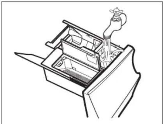 AEG L97FSR14L6U - Cleaning the detergent dispenser and the salt compartment - 4