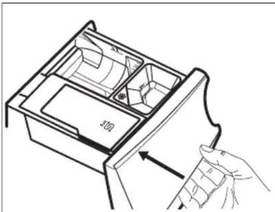 AEG L97FSR14L6U - Cleaning the detergent dispenser and the salt compartment - 7