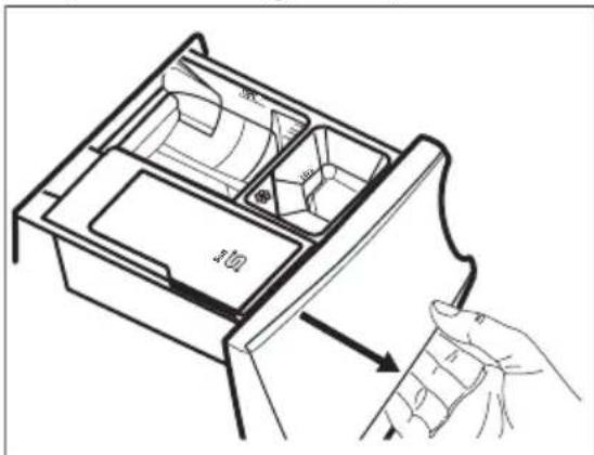 AEG L97FSR14L6U - Filling the detergent and additives - 2