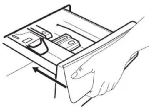 AEG LR76HOT - Cleaning the detergent dispenser - 4