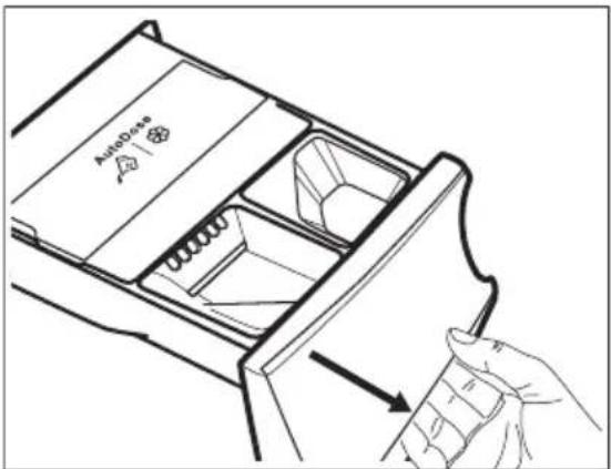 AEG LR87ADBC06 - Ajout du produit de lavage et des additifs dans le système AutoDose - 1
