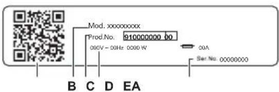 AEG LR87ADBC06 - Appliance overview - 2
