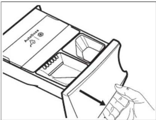 AEG L86FSR16S4Q - Einfüllen von Wasch- und Pflegemitteln in das AutoDose System - 3