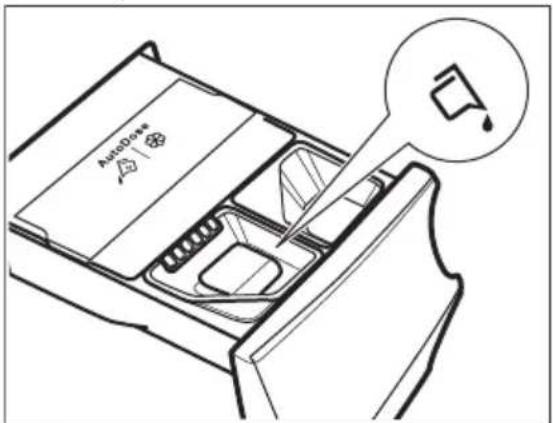 AEG L86FSR16S4Q - Manual filling the liquid detergent - 2