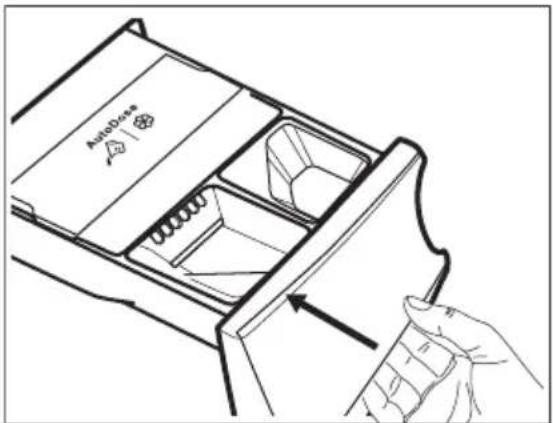 AEG L86FSR16S4Q - Manual filling the detergent and additives - 5