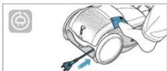 AEG Ultimate 8000 AB81U1 - ZAPNĚTE/VYPNĚTE VYSAVAČ A UPRAVTE SACÍ VÝKON VÝMĚNA FILTRŮ - 3