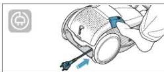 AEG Ultimate 8000 AB81U1 - PONGA EN MARCHA/PARE LA ASPIRADORA Y AJUSTE LA POTENCIA DE ASPIRACIÓN - 3