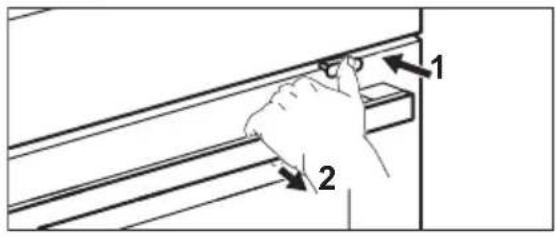 AEG TK8NK72XT - Using mechanical door lock - 2