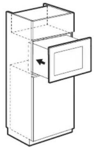 AEG TMS5G25IEM - Instalarea cuptorului cu microunde - 4