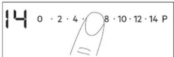 AEG TO64IM0BIB - The heat setting - 1