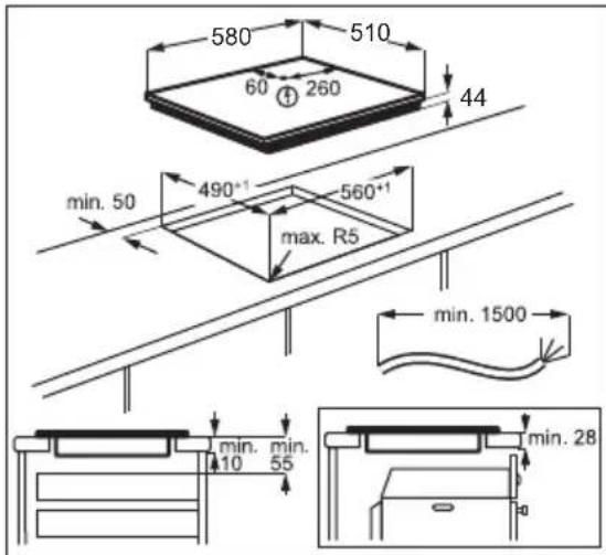 AEG TO64IM0BIB - AUFSATZINSTALLATION - 1