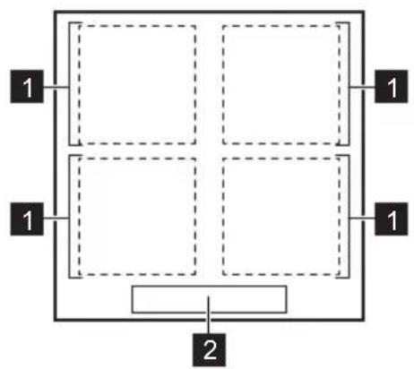 AEG TO64IM0BIB - Disposition de las zonas de coccción - 1